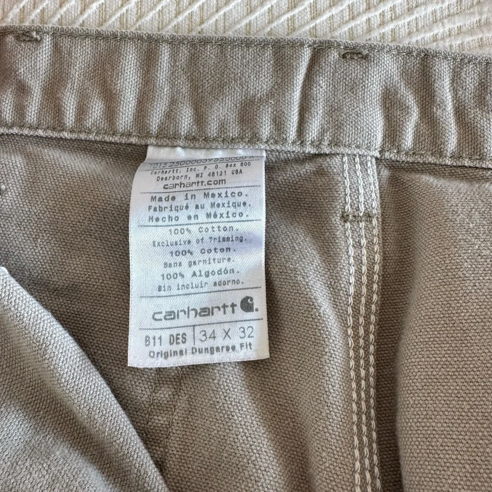 Carhartt Beige Work Pants - Picture 6 of 6